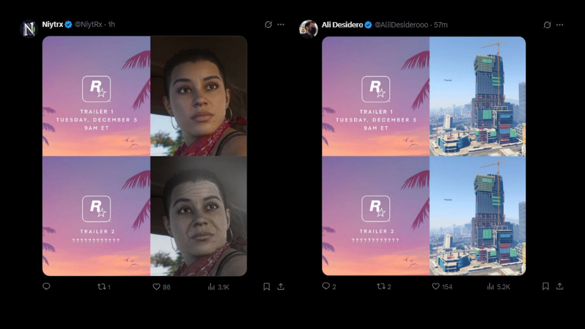 Fans react to Rockstar&#039;s new X post with GTA 6 memes (Images via X)