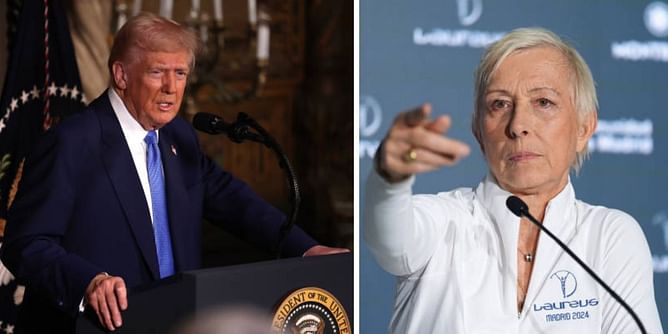 "Donald Trump is an adjudicated rapist" - Martina Navratilova lashes out at $5.4B-worth President for 'threatening' Maine governor