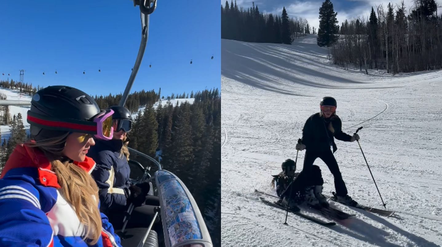 Lauren Kyle and Rachel Gagner in ASpen, Colorado. (Credit: IG/@laurenkyle1)