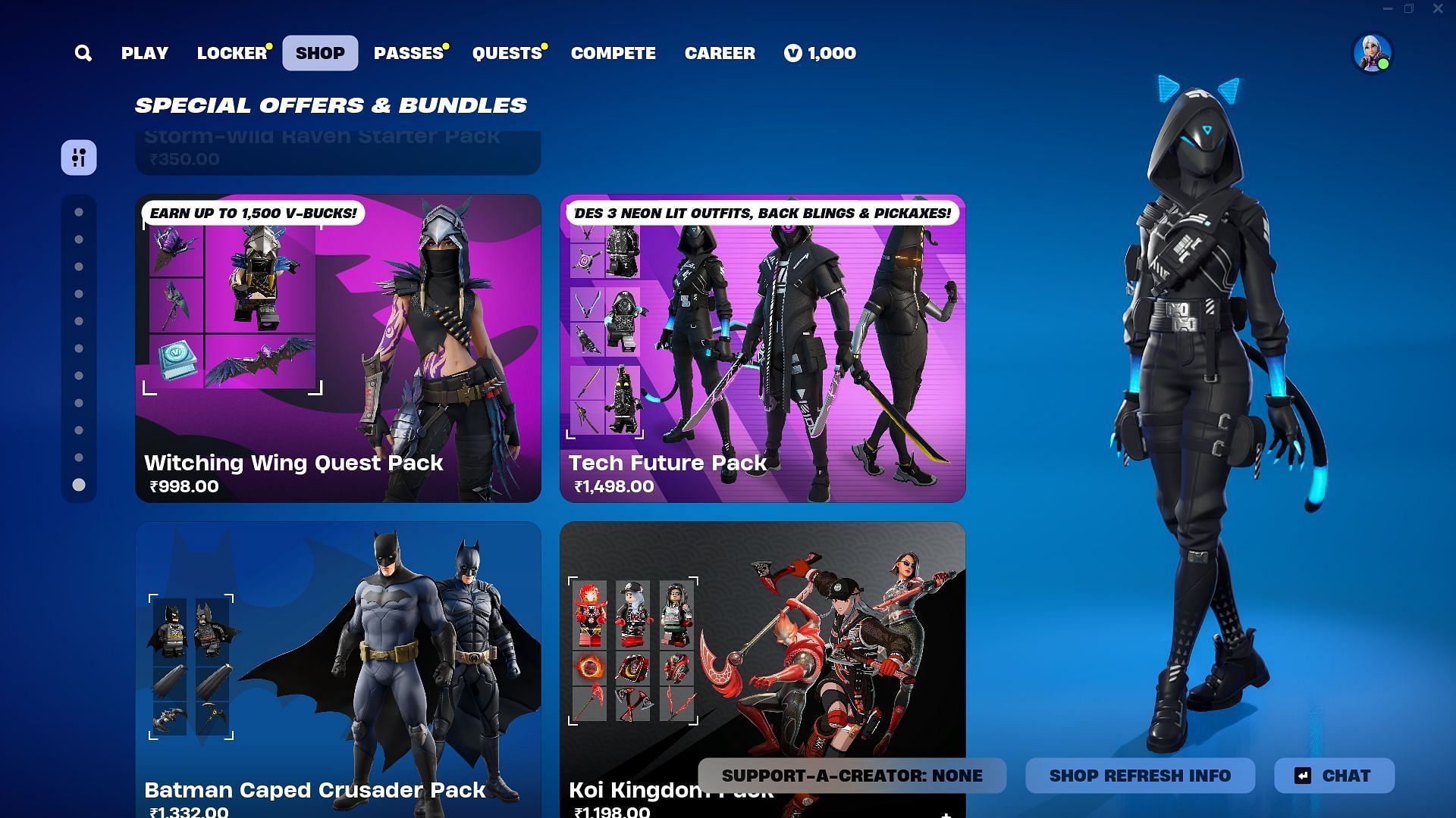 You can now purchase the Tech Future Pack in Fortnite (Image via Epic Games)