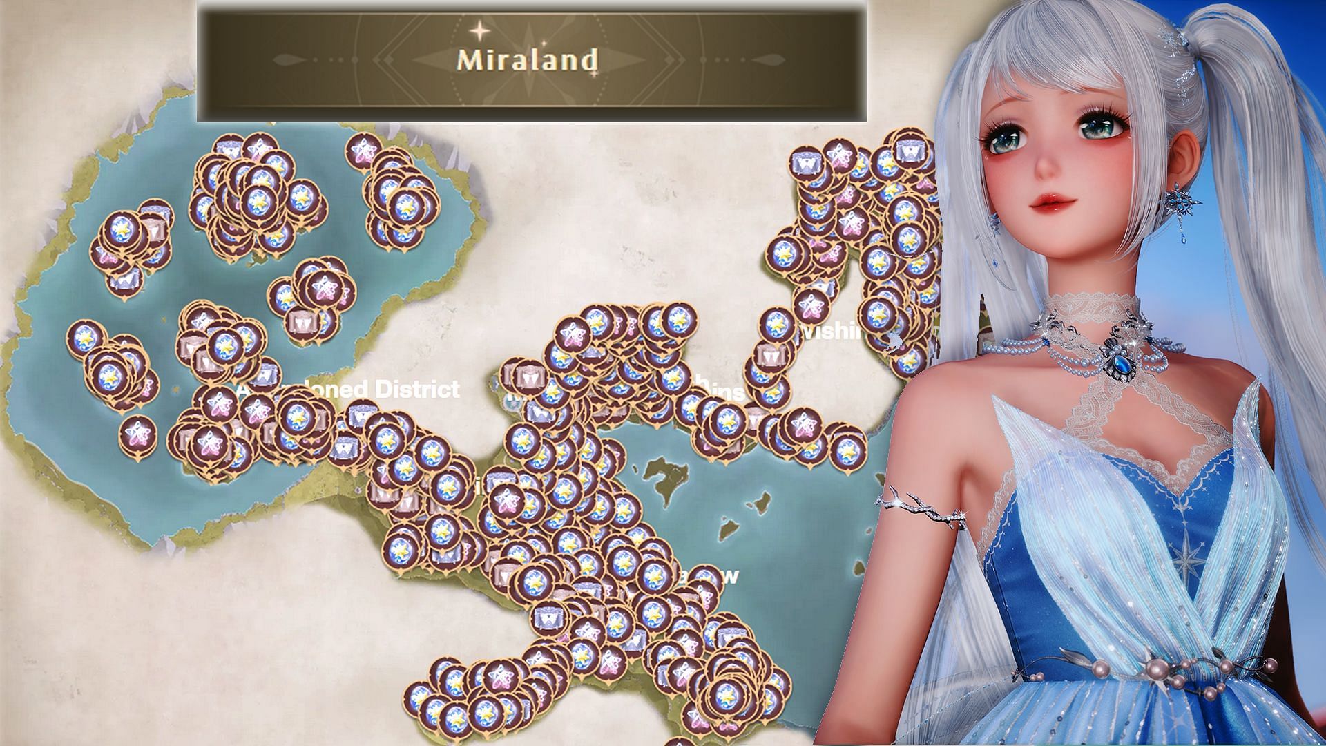 Infold Games has launched an official interactive map for Infinity Nikki (Image via Sportskeeda Gaming/Infold Games)