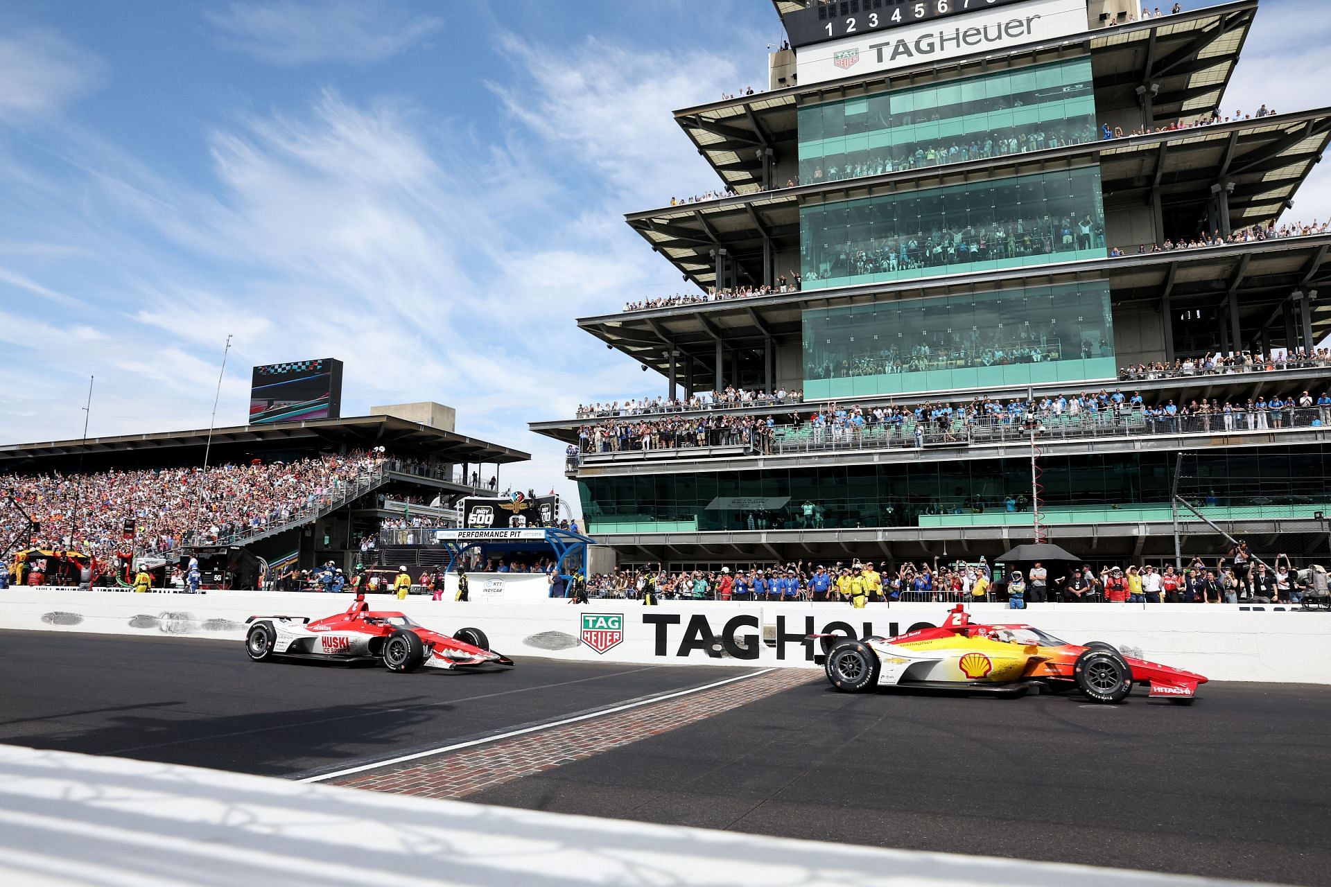 Marcus Ericsson and Josef Newgarden at the 107th Running of the Indianapolis 500 - Source: Getty