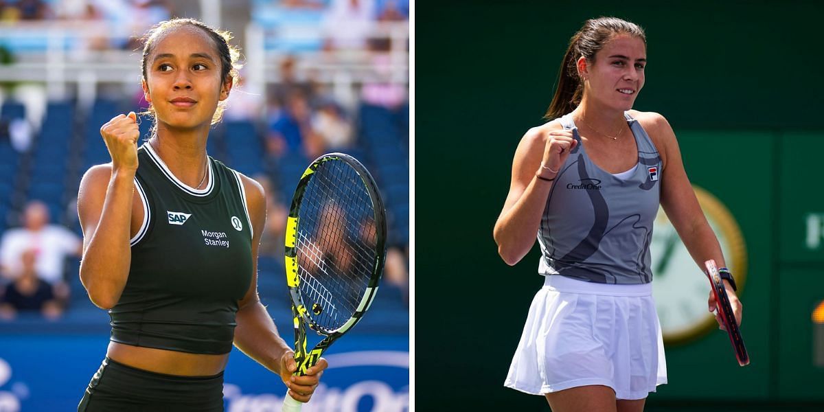 Leylah Fernandez and Emma Navarro will meet for the fourth time on the WTA Tour. (Image credits: Getty)