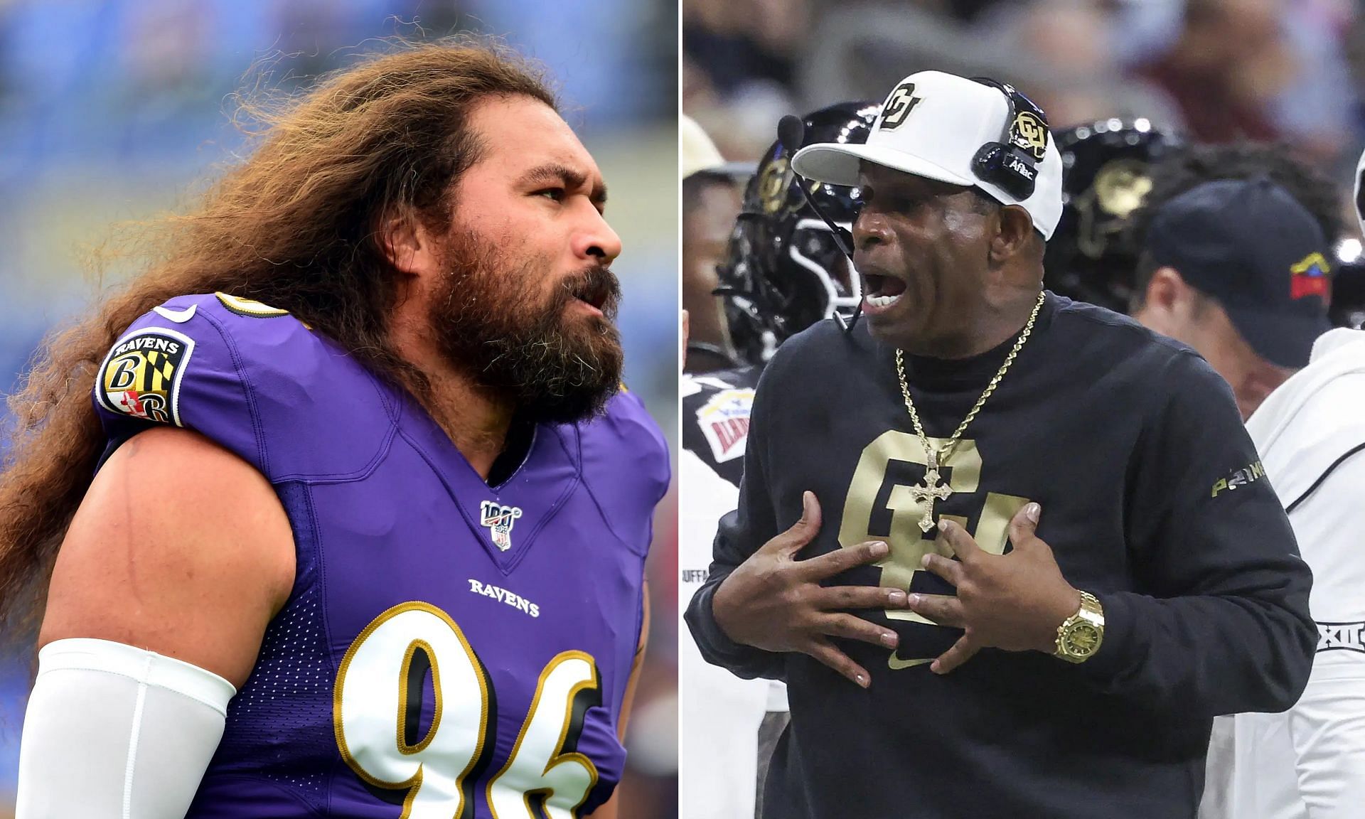 Deion Sanders has added another former NFL veteran to his coaching staff, hiring Domata Peko. (Image credits: Imagn)