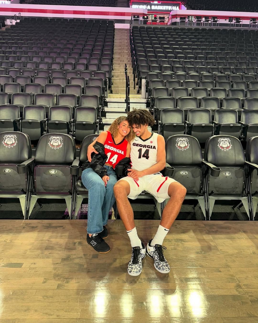 IN PICS: Longhorns signee Crump dons the Georgia Bulldogs jersey over the weekend in a loving gesture for BF Asa Newell (Image: IG/aaliyahcrump_)