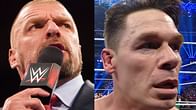 Triple H sends a message to John Cena after he loses Men's Royal Rumble match