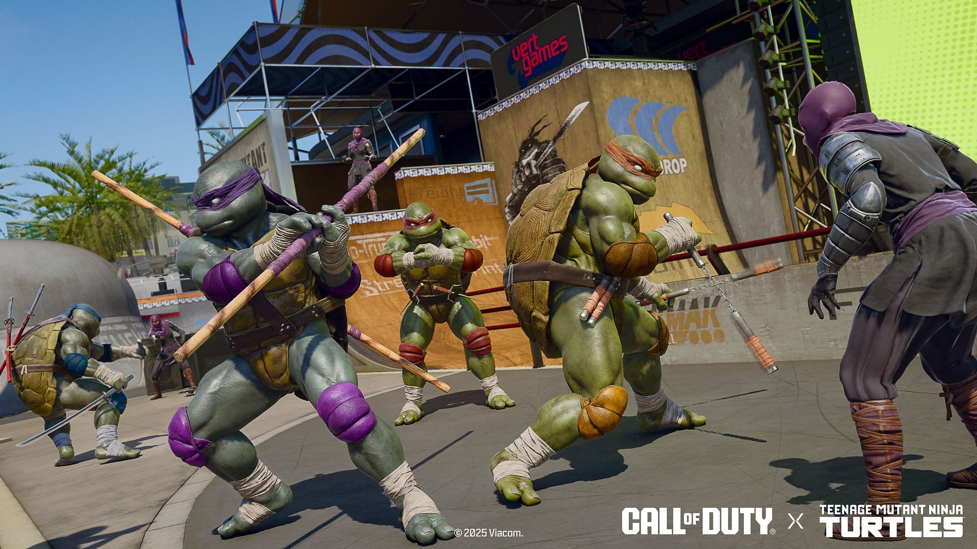 Teenage Mutant Ninja Turtles in Warzone and Black Ops 6 Season 2 Reloaded (Image via Activision)