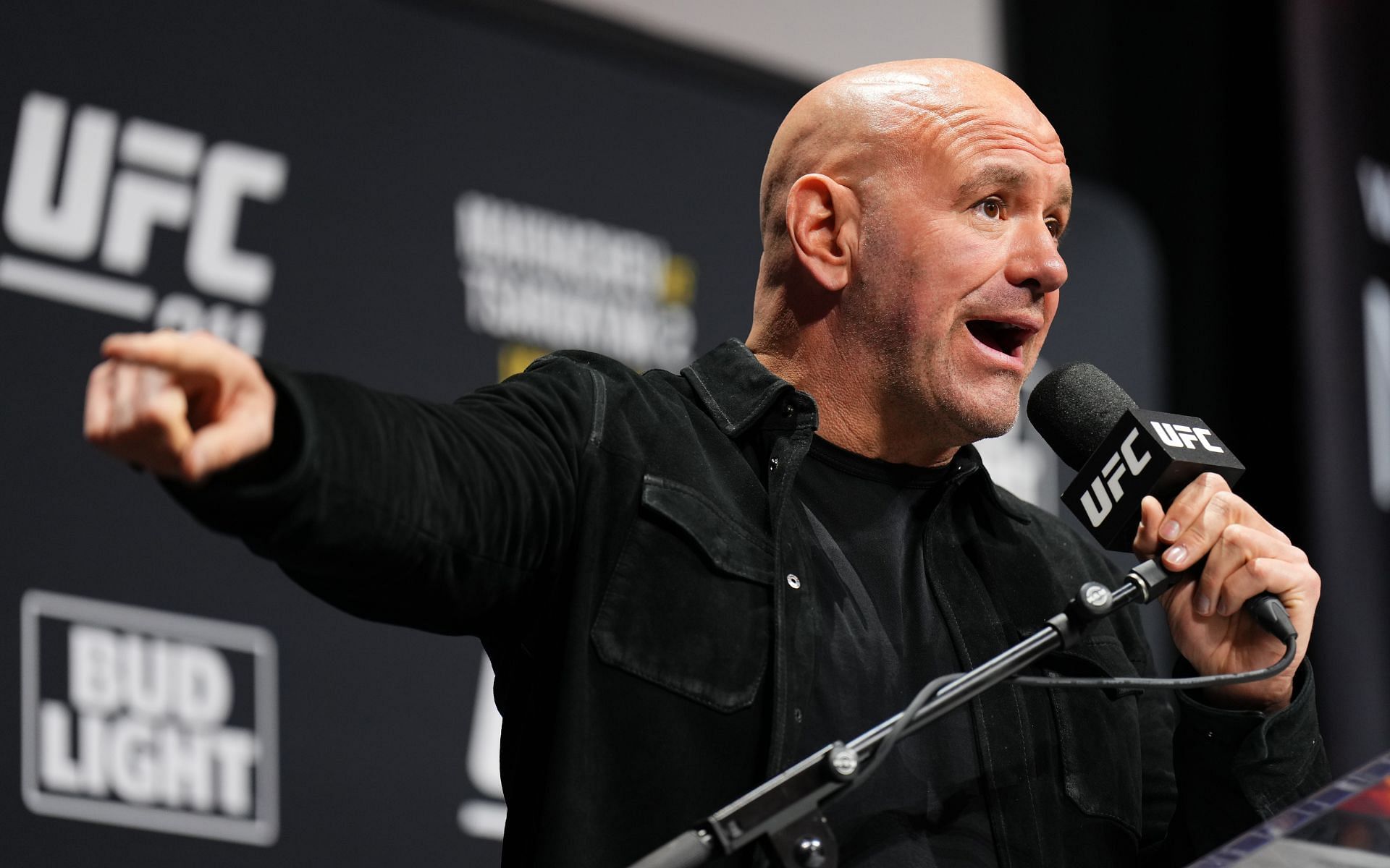 Dana White (pictured) weighed in on the Vanderford vs. Veretennikov post-fight altercation at UFC Seattle [Image courtesy: Getty Images]