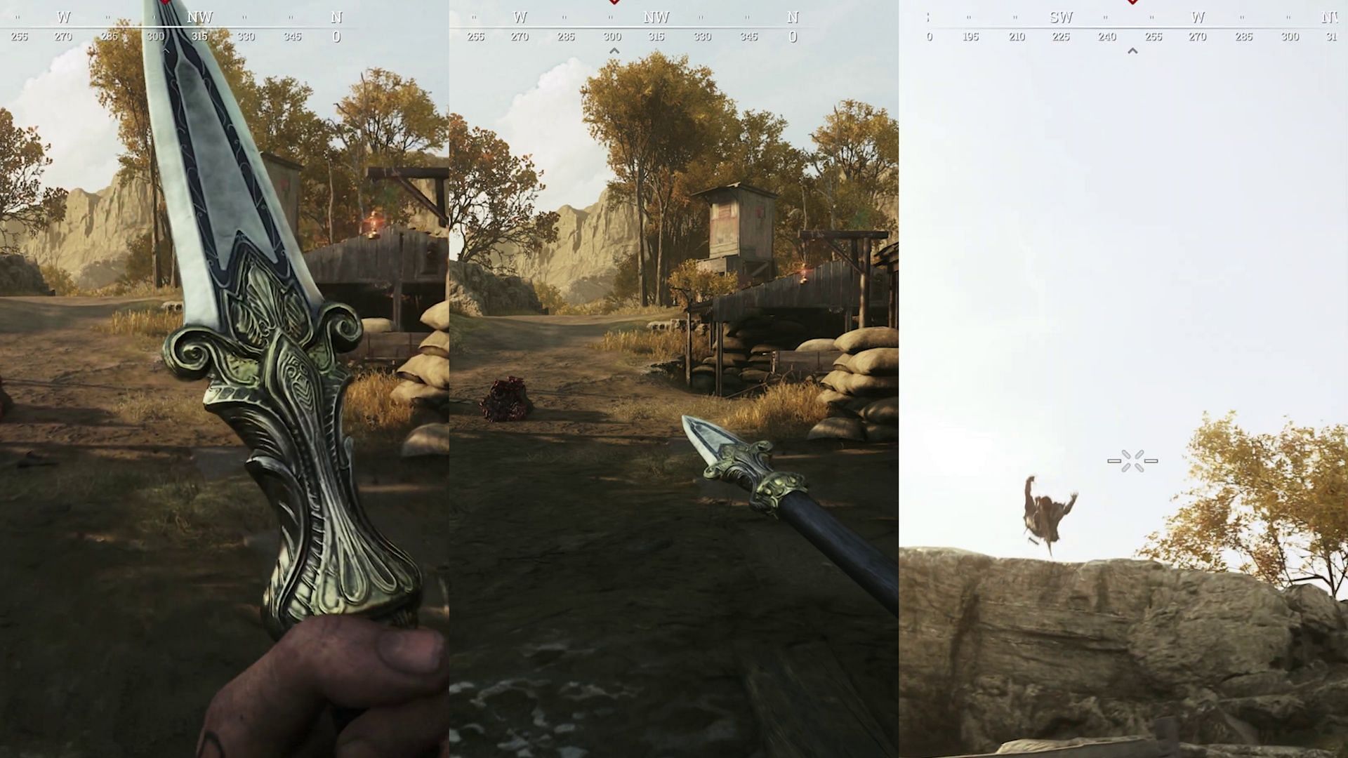 Throwing spear tool in action in Hunt Showdown (Image via Crytek | Youtube-Hunt Showdown)