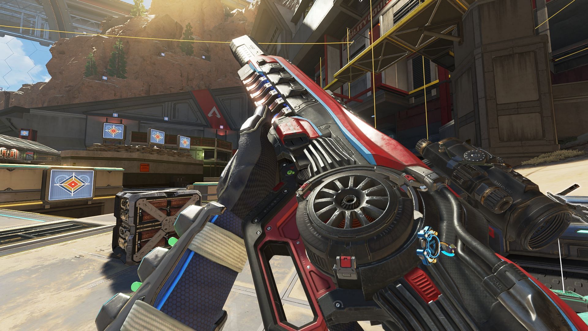 Nemesis is one of the weapons that features the in-built Hop-Up, Accelerator (Image via EA)