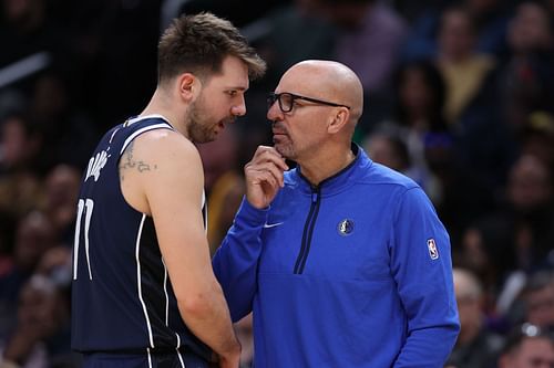 Jason Kidd with Luka Doncic. (Credits: Getty)