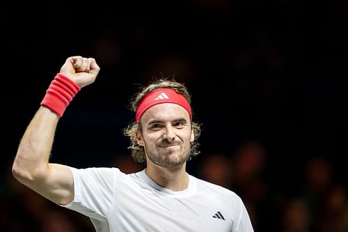 Stefanos Tsitsipas at ABN AMRO Open - Source: Getty