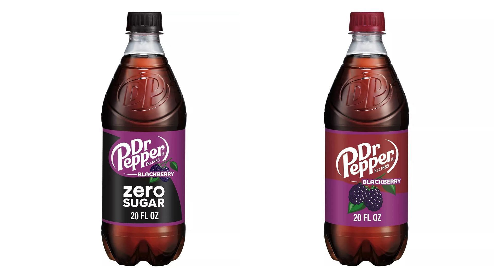 Dr Pepper&rsquo;s Blackberry is available in two versions (Image via Target)