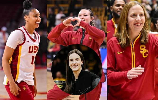 “I’m sure it sucked to just sit there”: Hoops analyst comments on JuJu Watkins and USC team staying back to witness Caitlin Clark’s jersey retirement