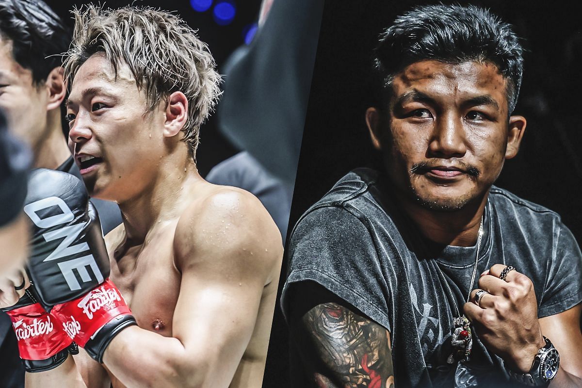 Takeru (left) and Rodtang (right). [Photos from ONE Championship]