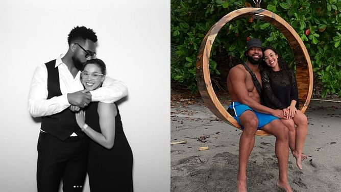 LA Angels OF Jo Adell leaves 3-word comment on GF Jazmine Gray’s yoga display