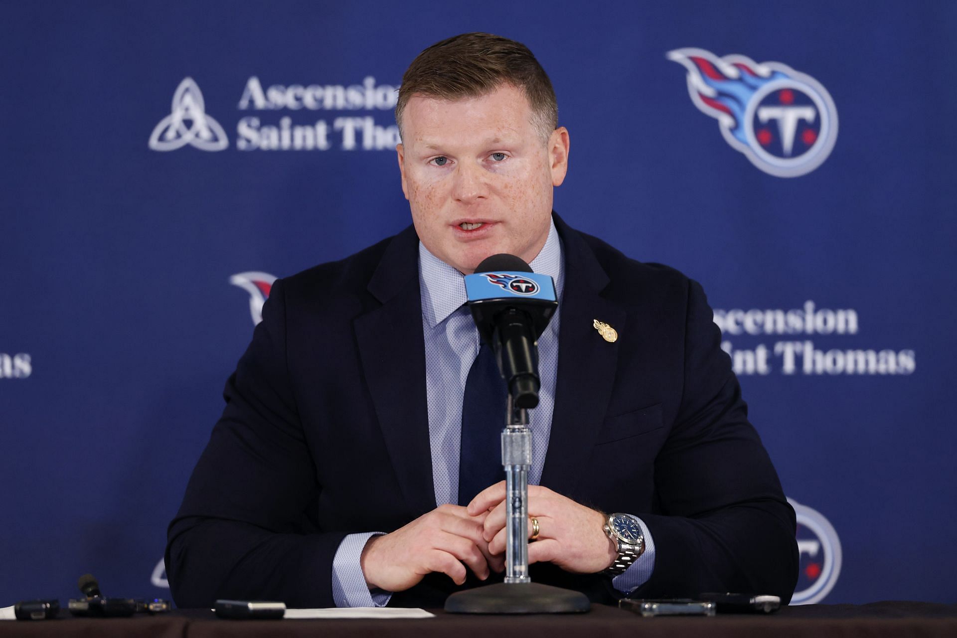 Tennessee Titans Introduce Mike Borgonzi as New General Manager - Source: Getty