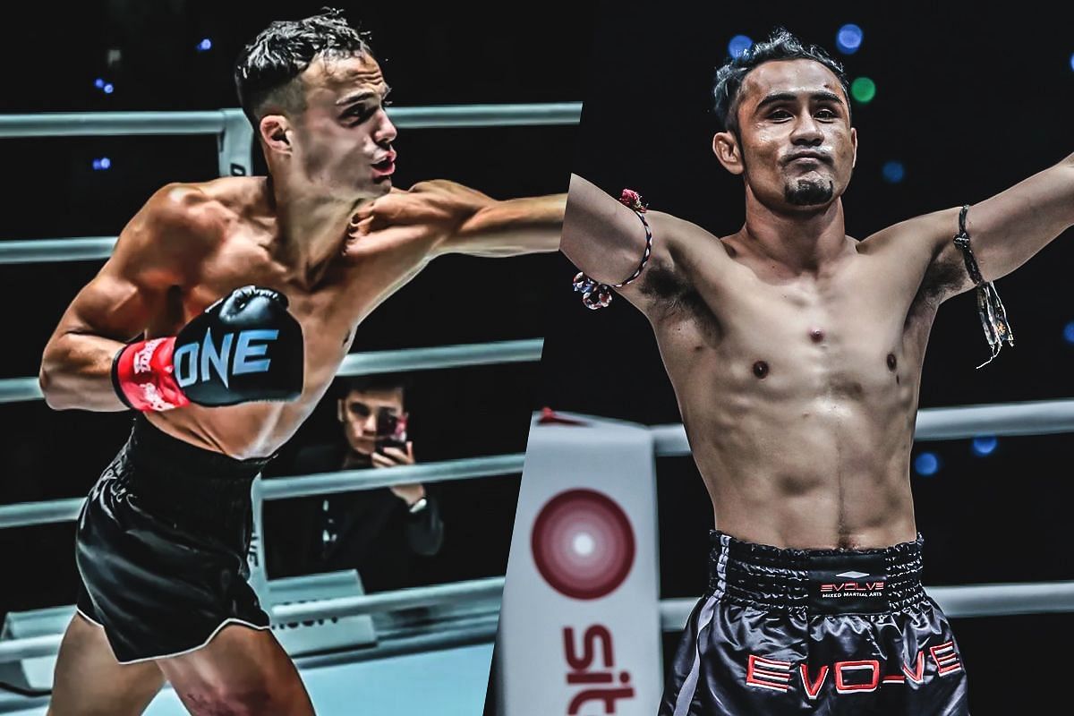 Jonathan Di Bella (left) and Sam-A (righ) | Image credit: ONE Championship