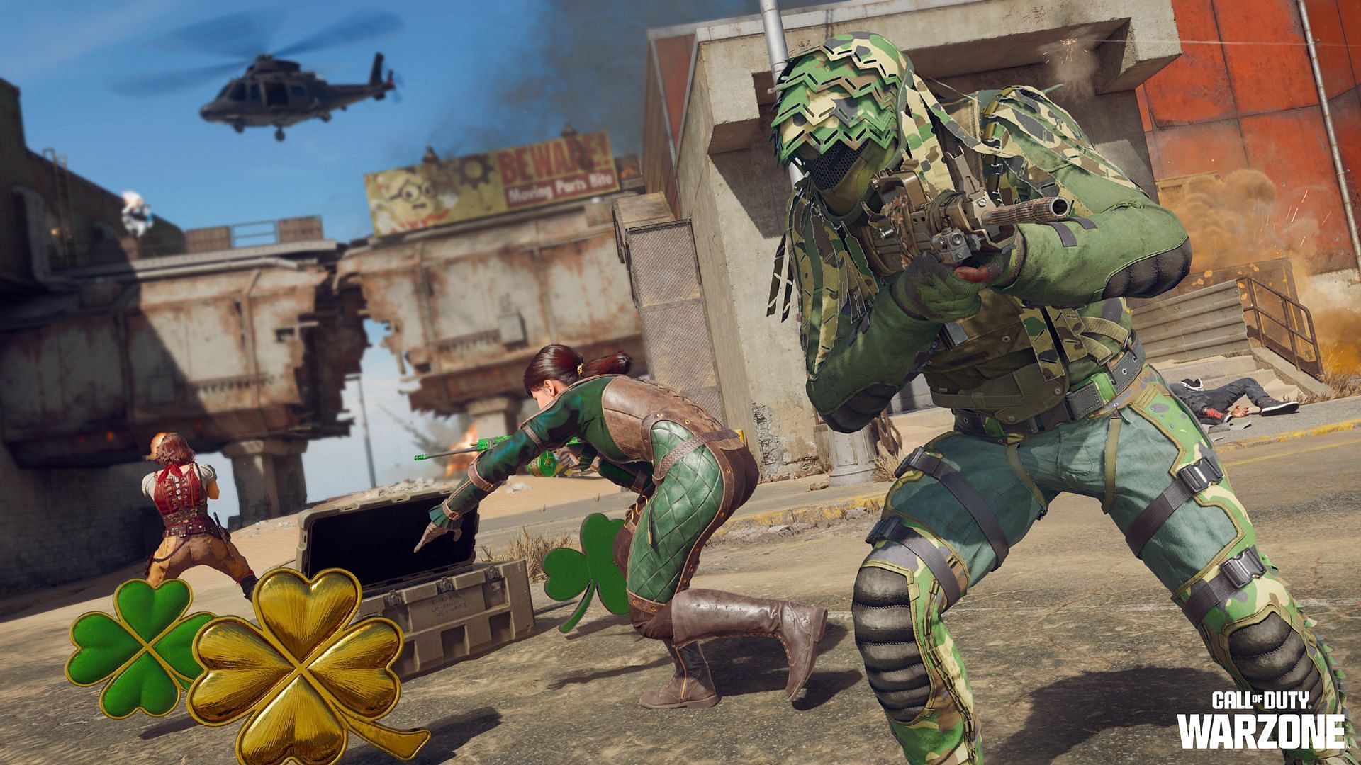 Season 2 Reloaded brings the Clover Craze St. Patrick Day&#039;s Day event in Warzone (Image via Activision)