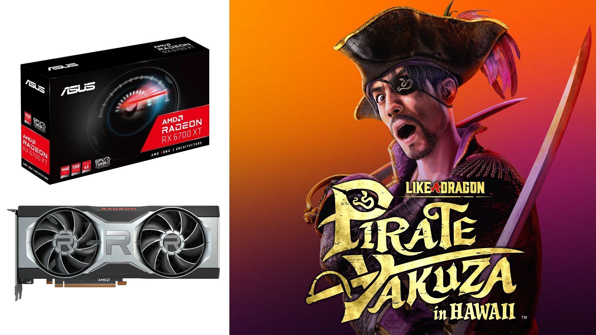 Best RX 6700 XT settings for Like a Dragon: Pirate Yakuza in Hawaii (Image via Sega, Asus)