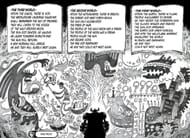 The mural and Harley Texts as seen in the manga (Image via Eiichiro Oda/Shueisha)