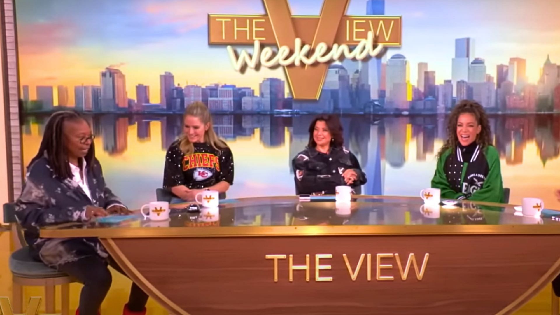 A still from The Weekend View on February 8, 2025 (Image via Youtube/@The View)