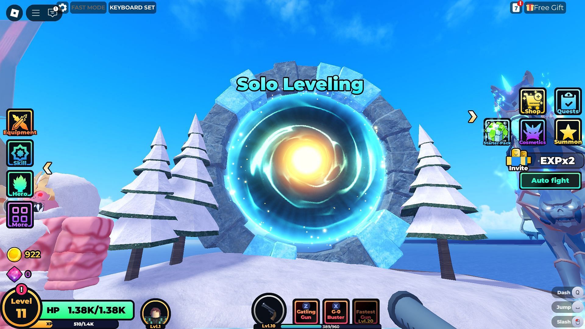 The Event teleporter (Image via Roblox)