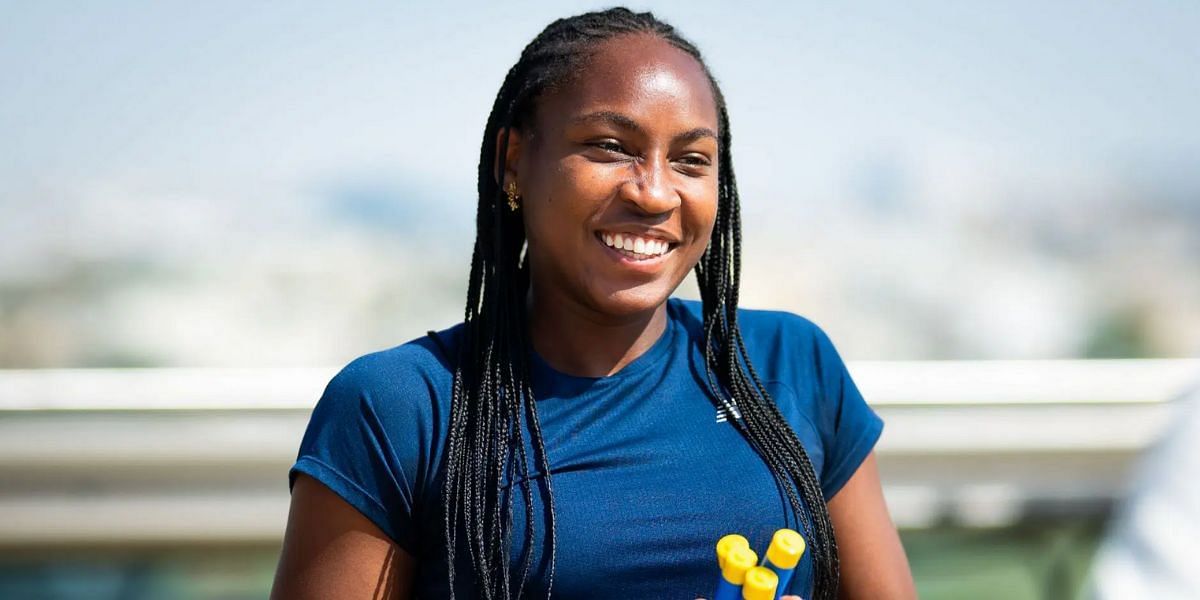 Coco Gauff enjoys paintball with her friends (Image Source: Getty)