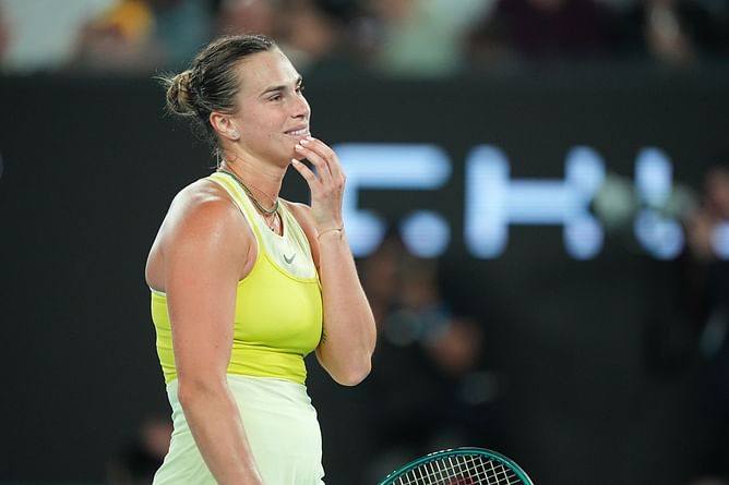 Aryna Sabalenka highlights 'crazy difference' between tennis balls after 25 minutes of practice