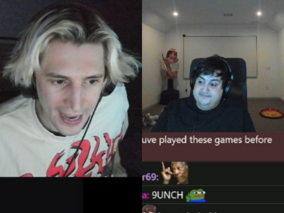 xQc and Pokelawls get into a heated argument on stream (Image via Kick/@xQc and Twitch/@Pokelawls)