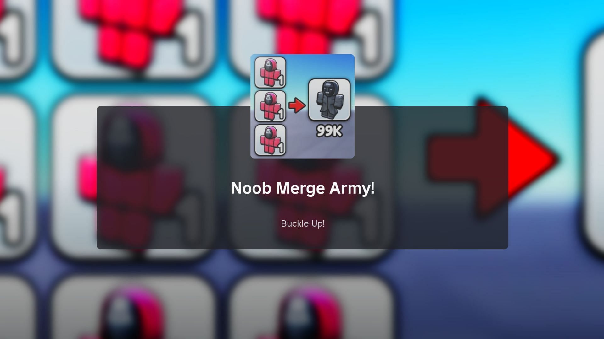 Noob Merge Army loading screen