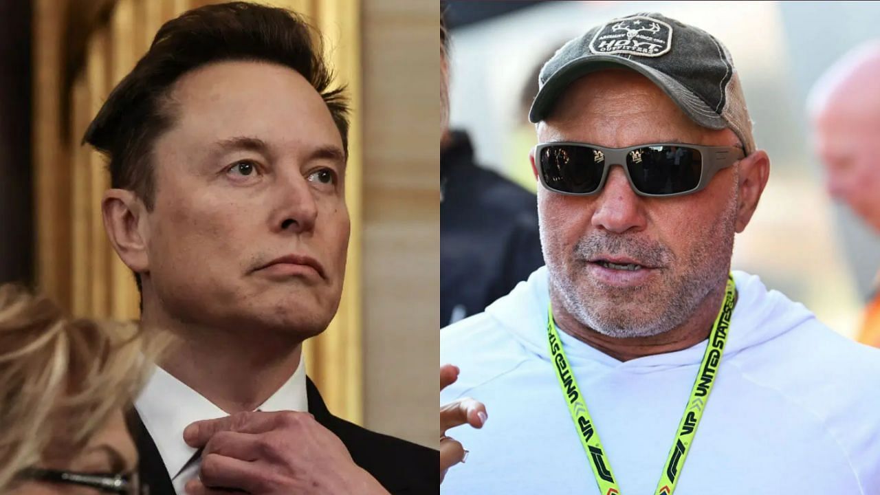 Elon Musk [Left] and Joe Rogan [Right]