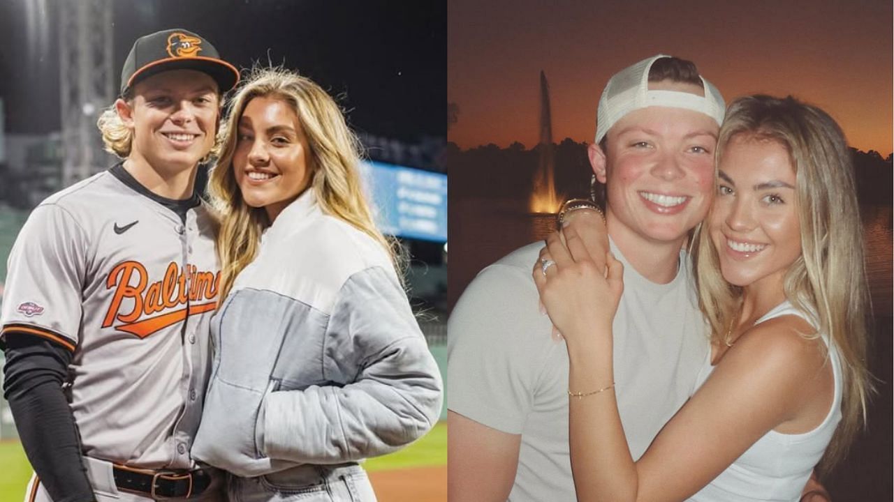 Jackson Holliday and his wife, Chloe (Images from - Instagram.com/@chloehollidayyy)