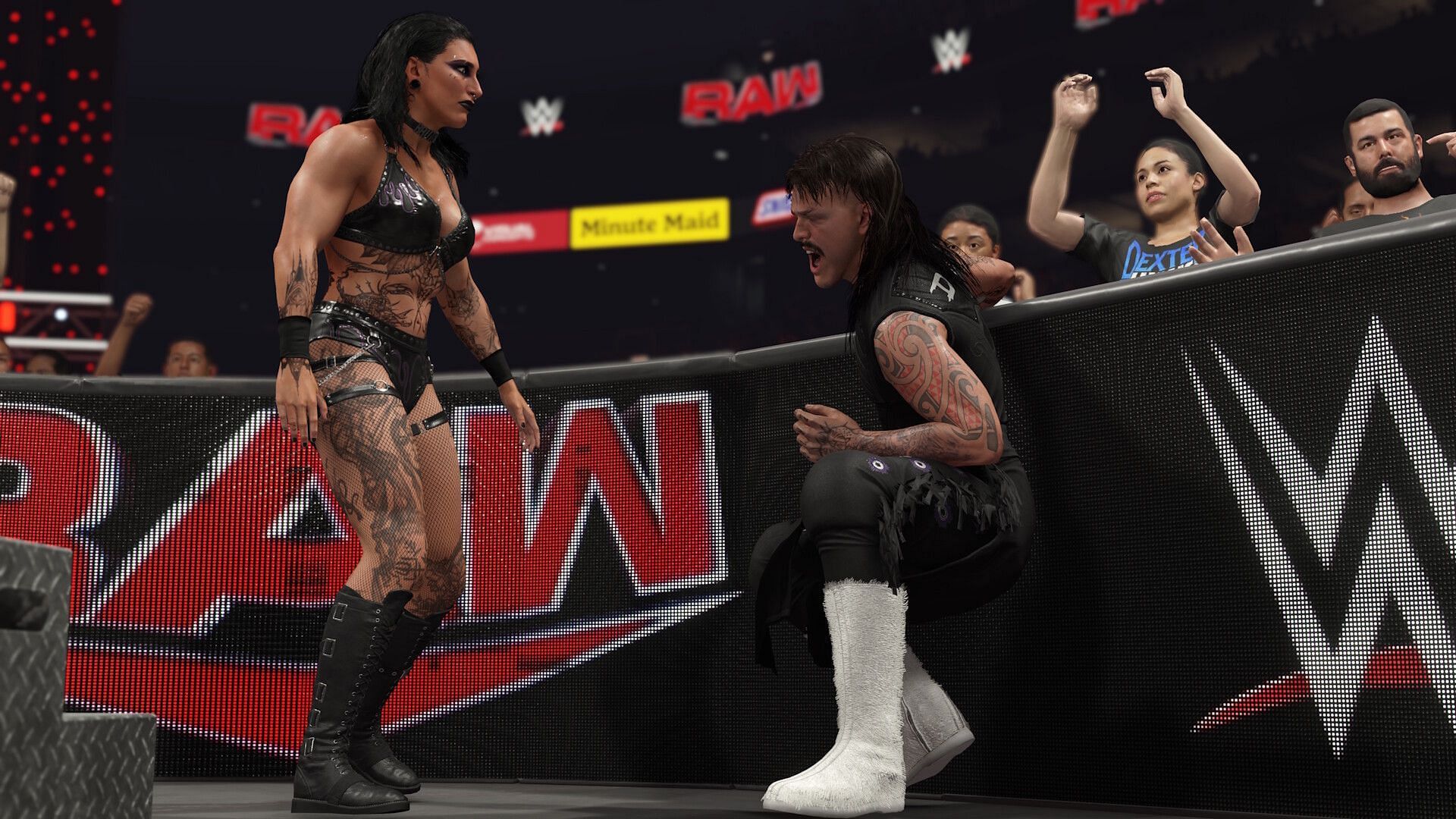 Everything we know so far on WWE 2K25 intergender matches (Image via 2K)