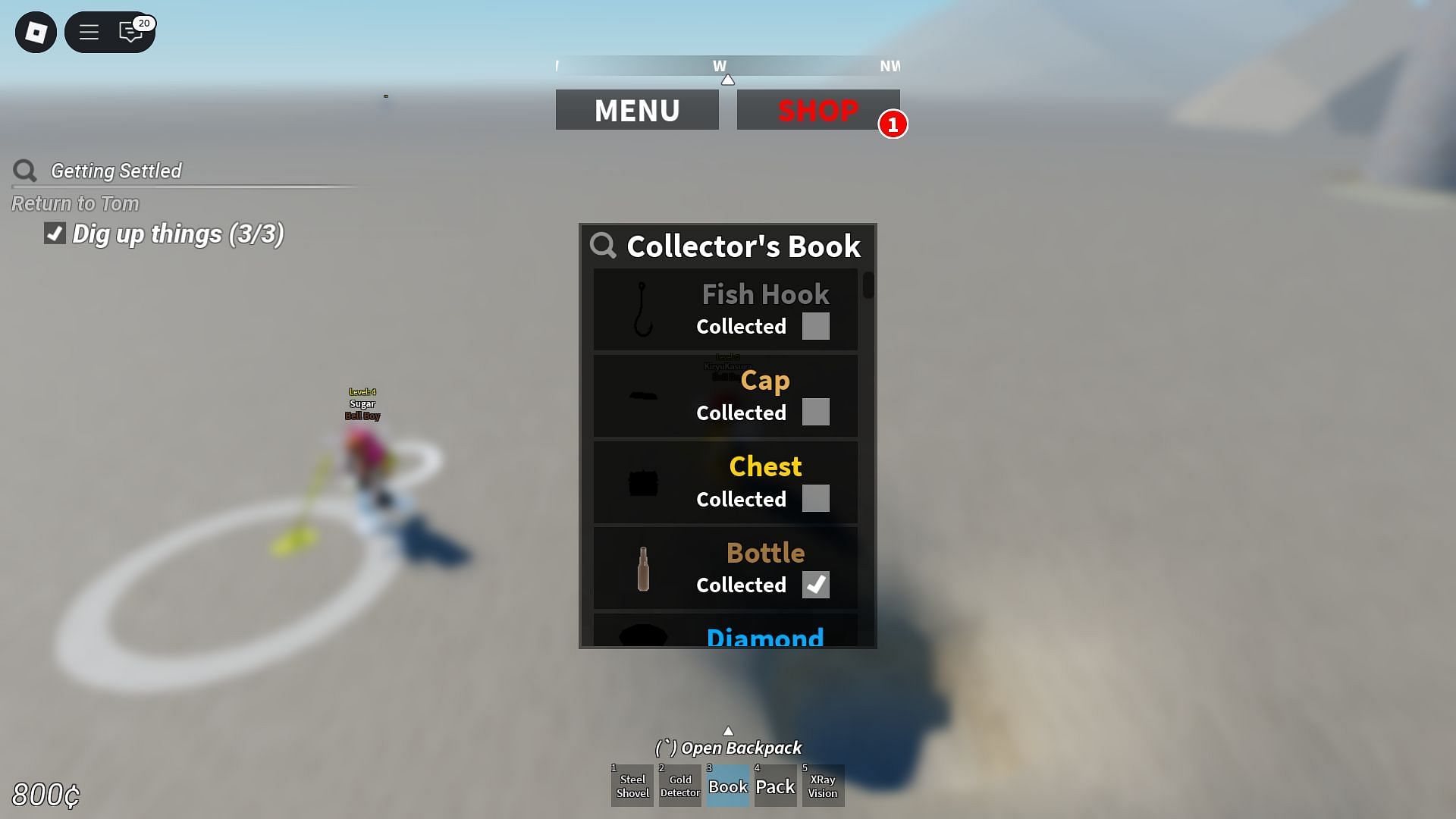 The Collector&#039;s Book (Image via Roblox)