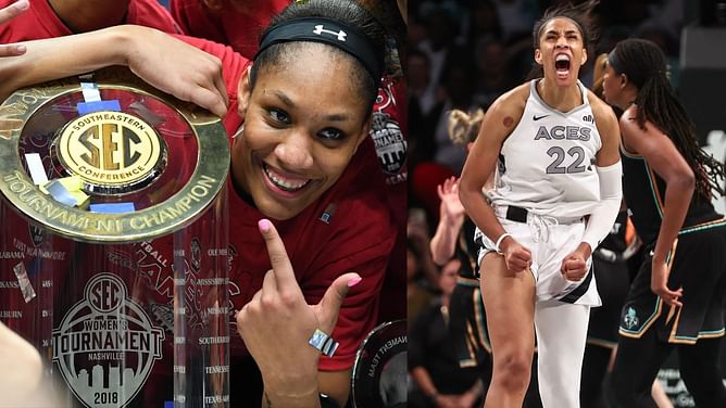 "I love you all, my SEC girls": A'ja Wilson surprises Auburn hoopers before ultimate South Carolina clash