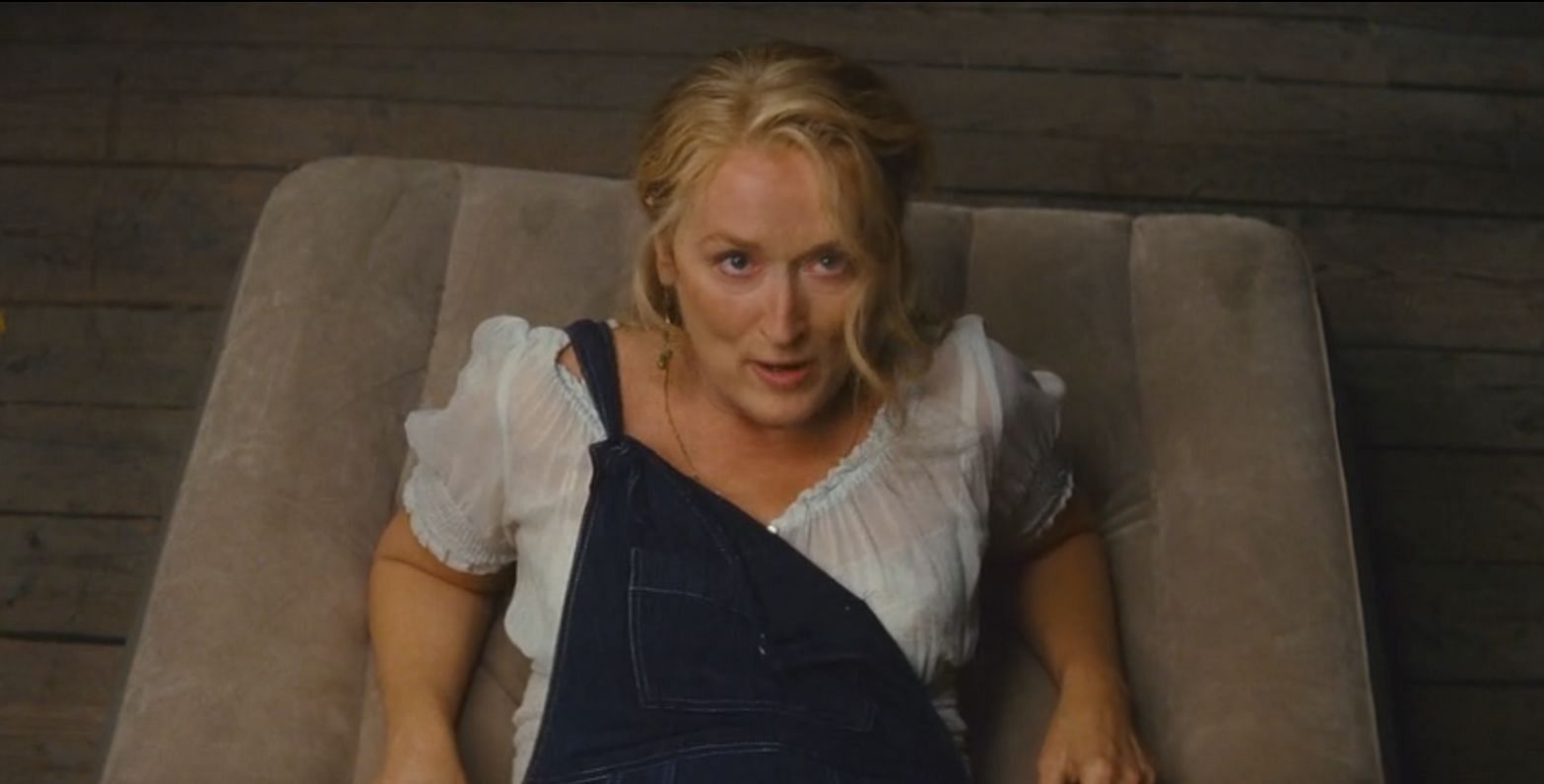 Meryl Streep in a still from Mamma Mia! (Image via Apple TV)