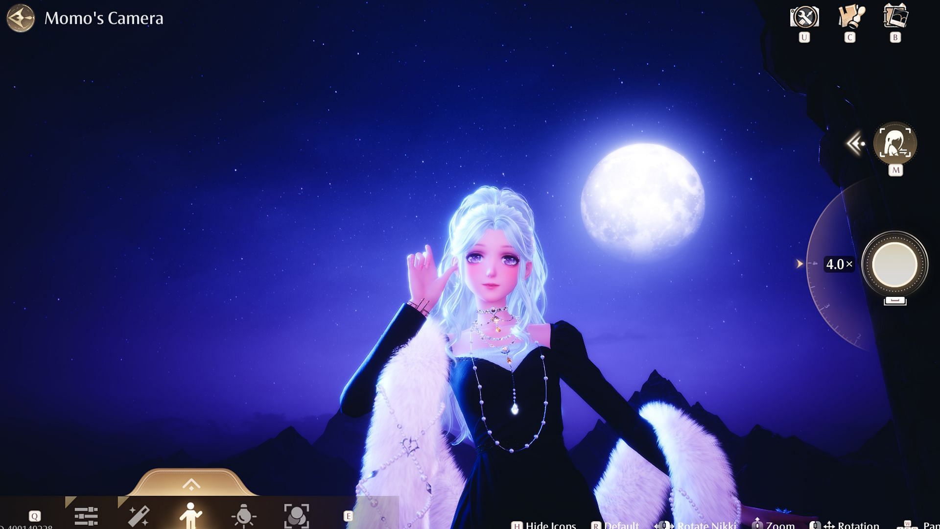 Take a picture with the full moon in the background (Image via Sportskeeda Gaming || Infold Games)