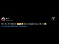 Love Island: All Stars fans react to Grace's conversation with her dad (Image via X/@m_n_as4)