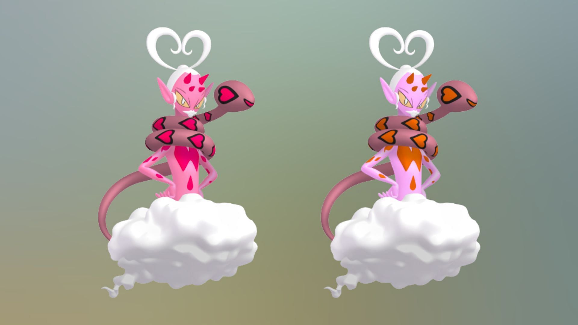 Incarnate Forme Enamorus shiny comparison (Image via TPC)