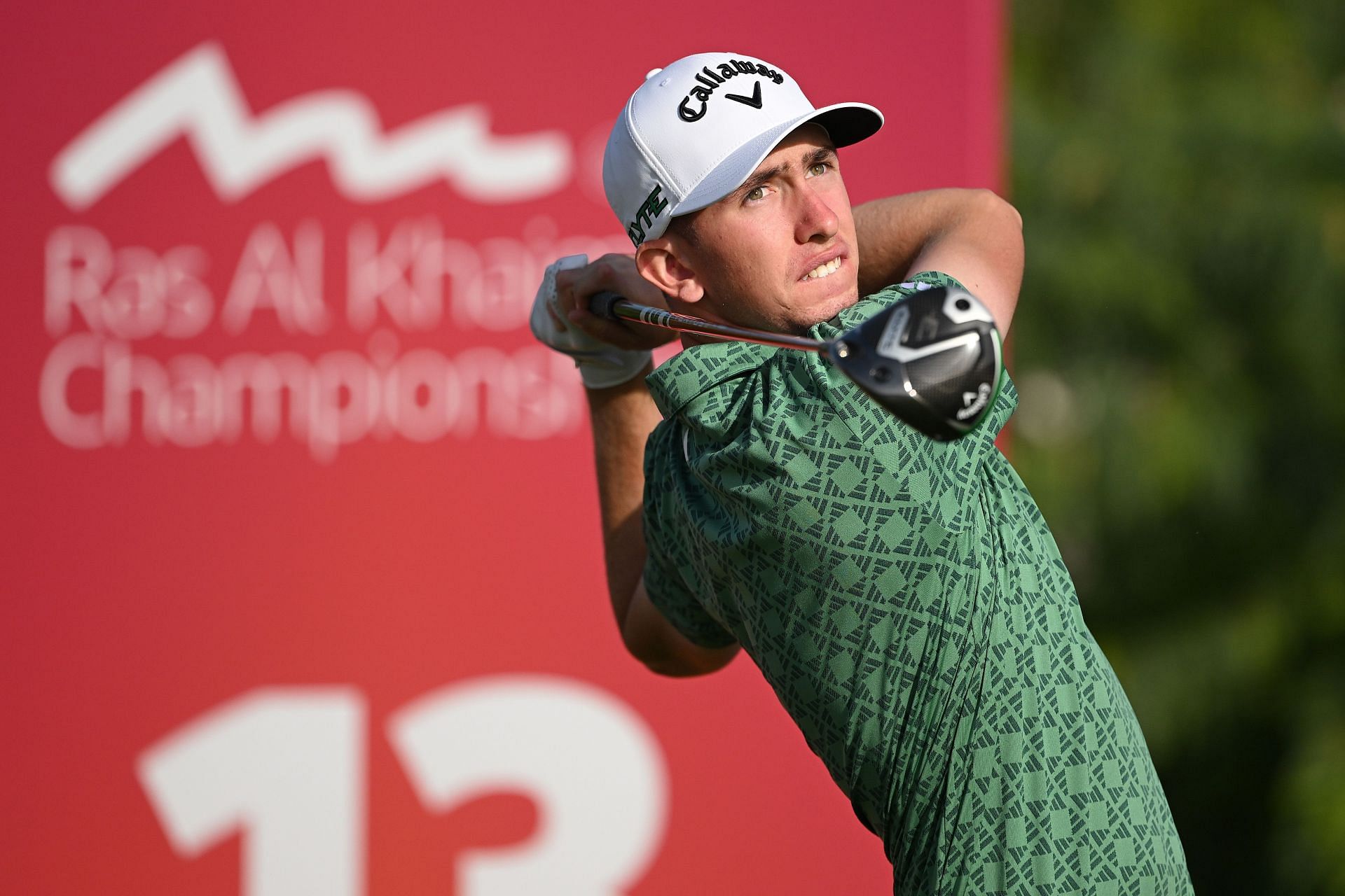 Tom McKibbin at the Ras Al Khaimah Championship 2025 - Day One - Source: Getty