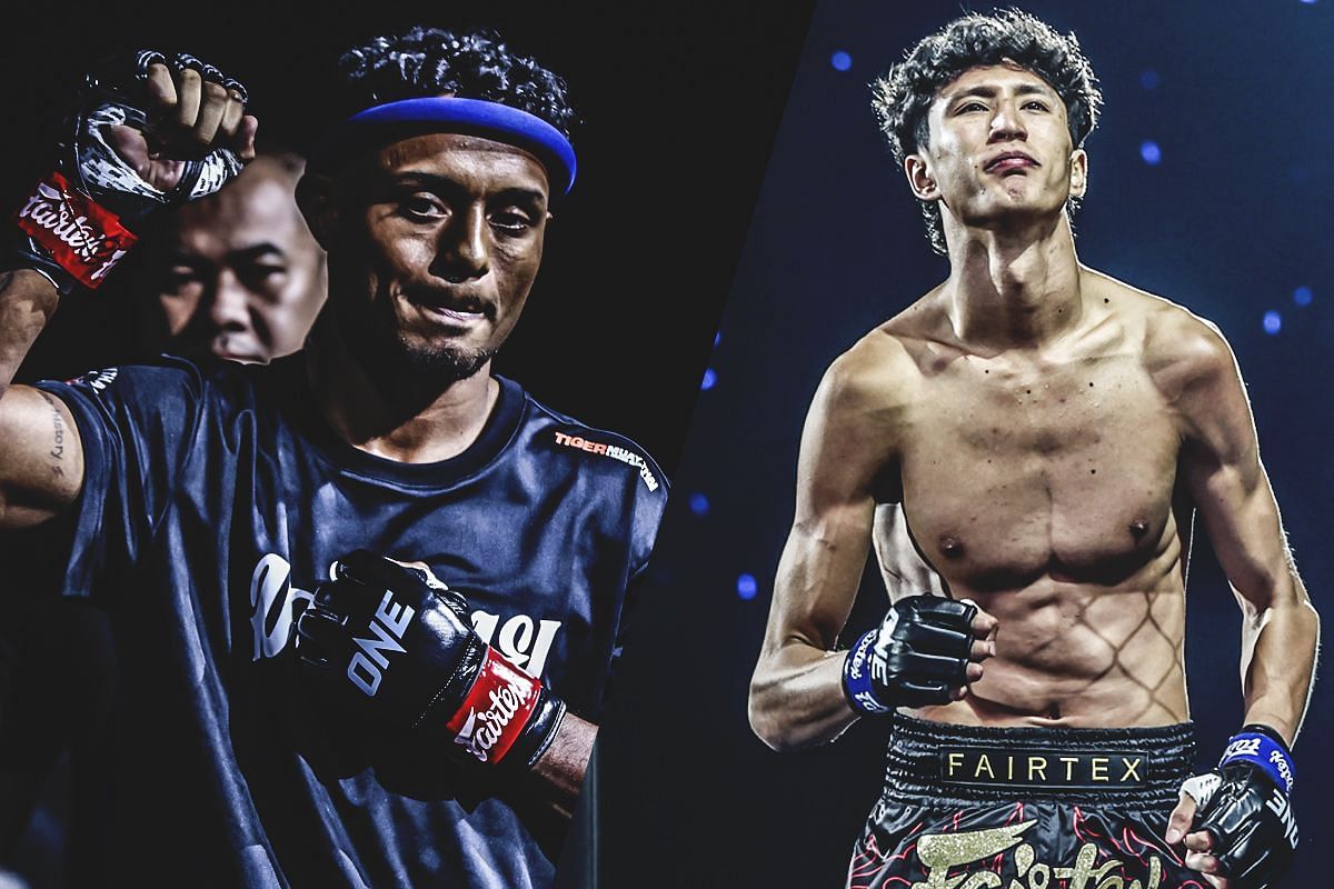 Felipe Lobo (Left) wants his rematch with Nabil Anane (Right). | [Photo source: ONE Championship