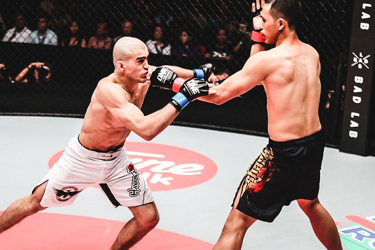 Dagi Arslanaliev during his ONE Championship debut. [Photo via: ONE Championship]