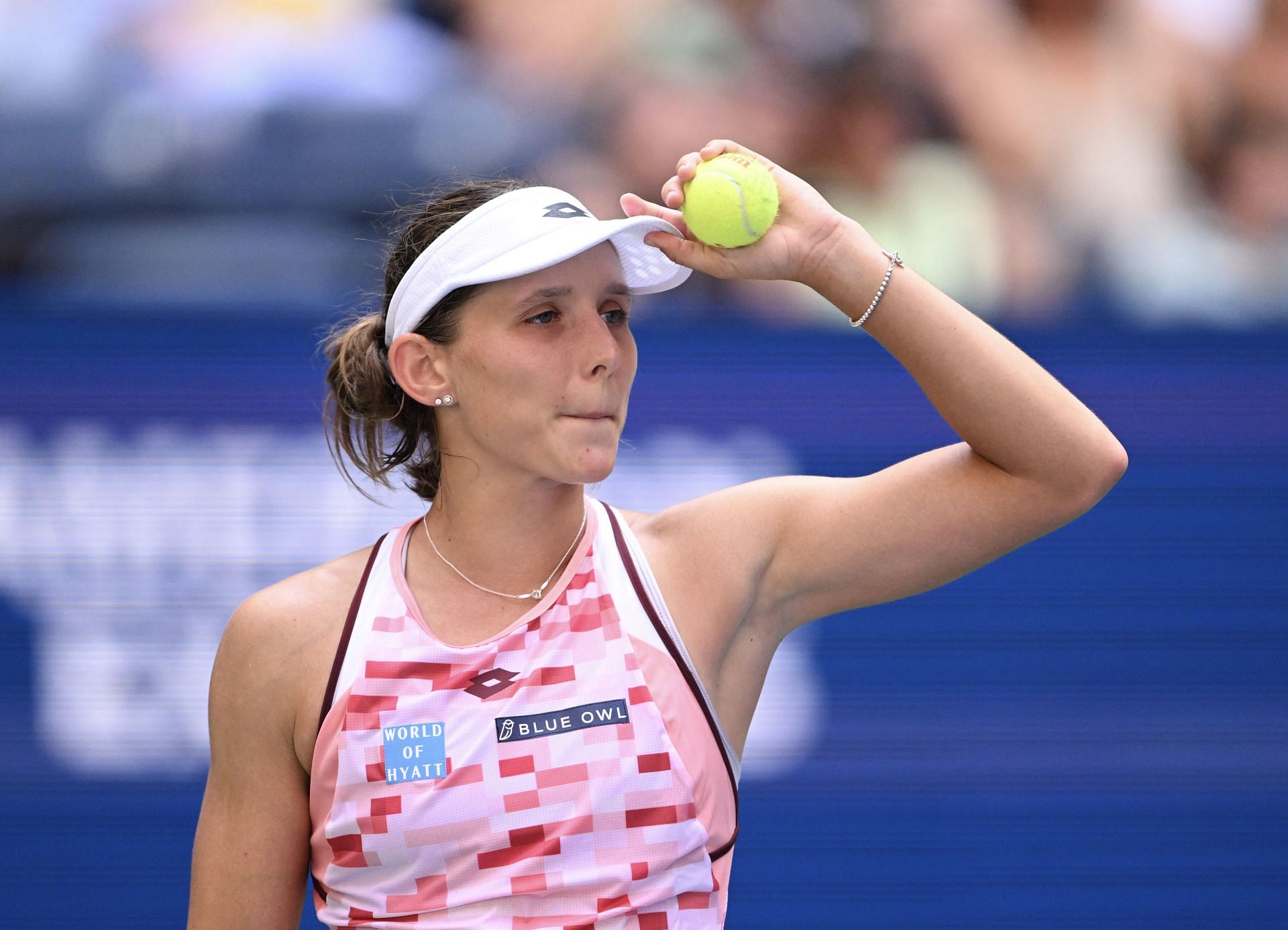 Gracheva in action at the US Open 2024 - Source: Getty