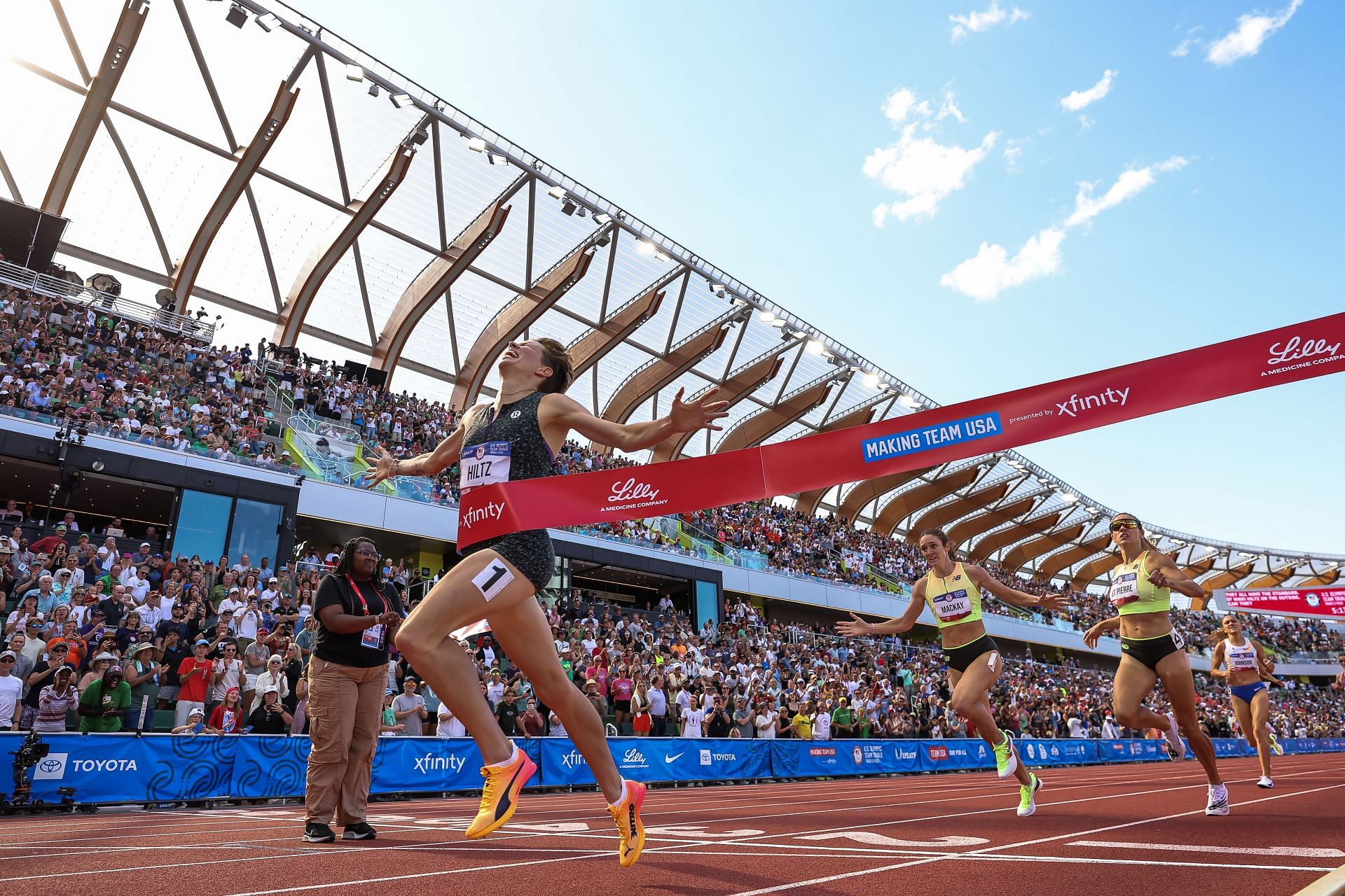 Nikki Hiltz at the 2024 U.S. Olympic Team Trials - Track &amp; Field - Day 10 - Source: Getty