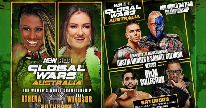 Major debut at AEW ROH Global Wars Australia