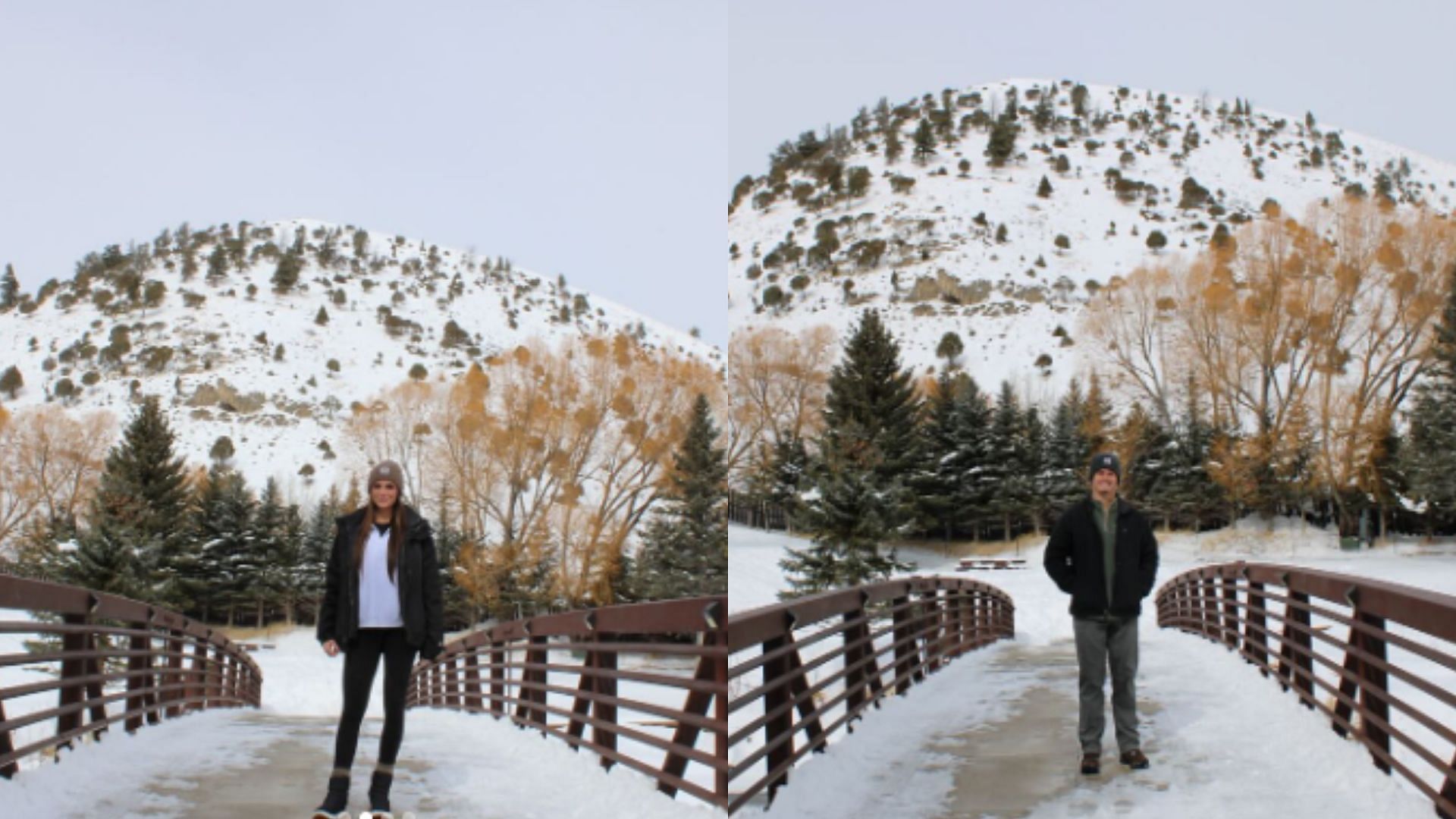 McConkey and his fiancee Sydney Horne spent time in Wyoming. (Photos via Sydney Horne&#039;s Instagram)