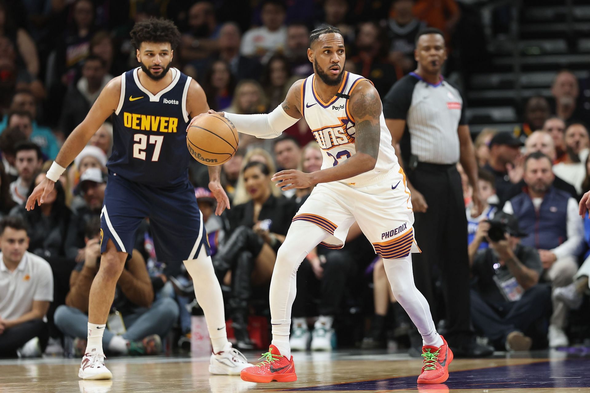 Denver Nuggets vs Phoenix Suns Player Stats and Box Score for Feb. 8 | 2024-25 NBA Season (Photo by GETTY)