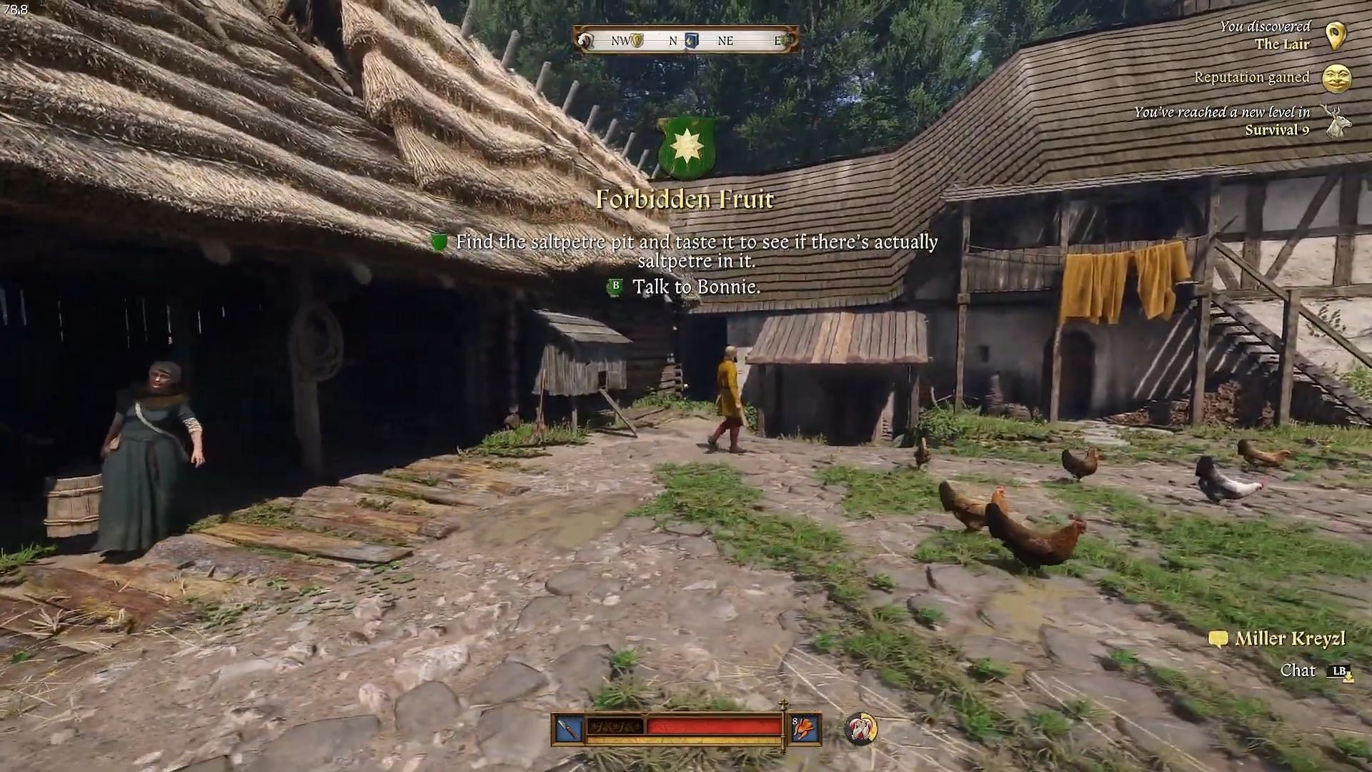 A still from Forbidden Fruit side quest in Kingdom Come Deliverance 2 (Image via Deep Silver / Youtube@ ZaFrostPet)