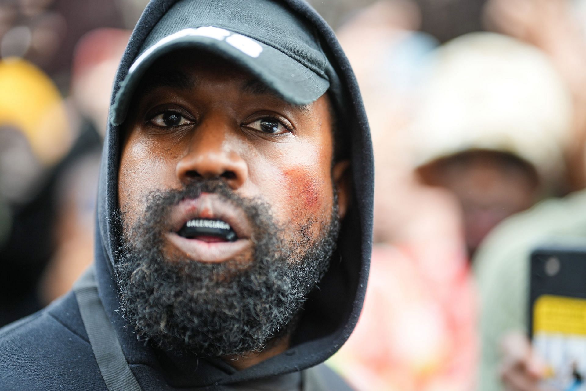 Ye at Paris Fashion Week - Womenswear Spring/Summer 2023 - Day Seven (Image via Getty)